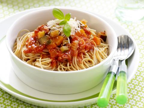 Spaghetti bolognese light
