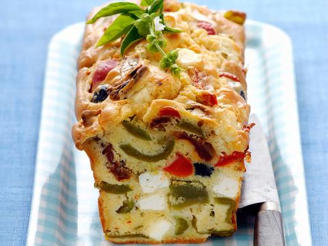 Cake met feta en paprika