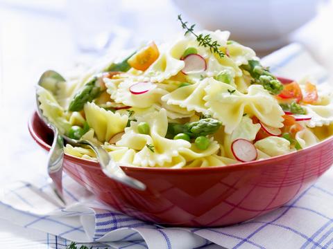 Pastasalade met asperges