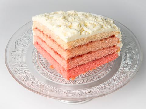 Pink ombre cake