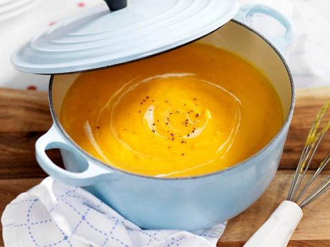 Soep van zoete aardappelen