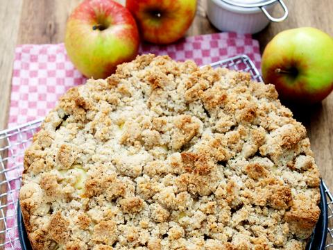 Appeltaart met crumble