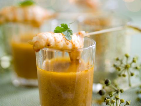 Bisque van langoustines