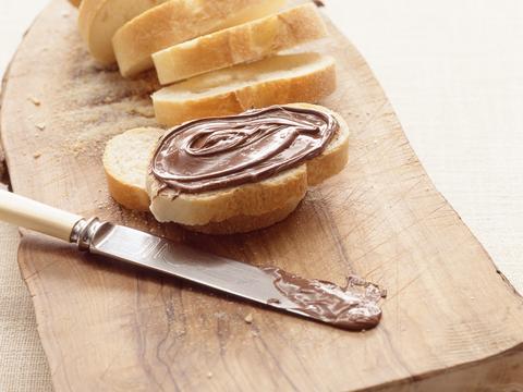Zelfgemaakte chocopasta