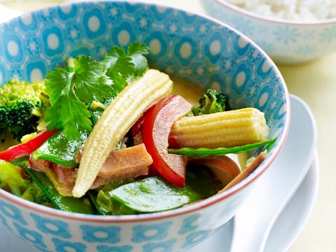 Vegetarische wokschotel