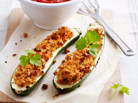 Gevulde courgettes
