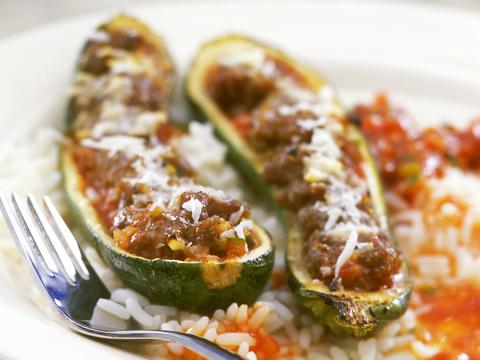 Gevulde courgette