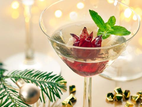 Hibiscus Mocktail