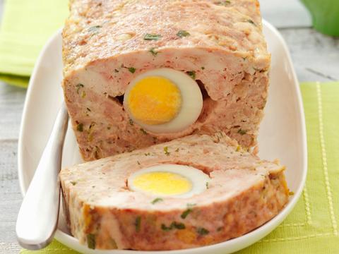 Gehaktbrood met ei