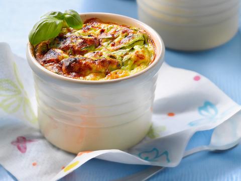 Gratin van courgette met ricotta