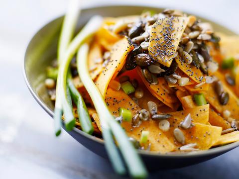 Salade van butternutpompoen