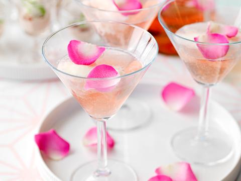 Gin met rozen