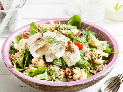 Boekweitsalade met griet