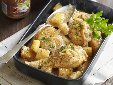 Mosterdkip met pastinaak