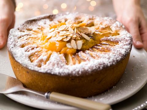 Appel-amandelcake