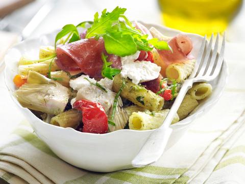 Pastasla met ricotta en bresaola
