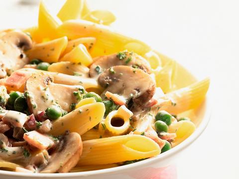 Pasta met champignons