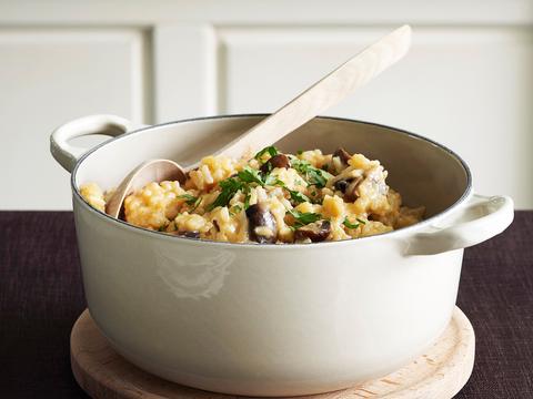 Risotto met kastanjechampignons
