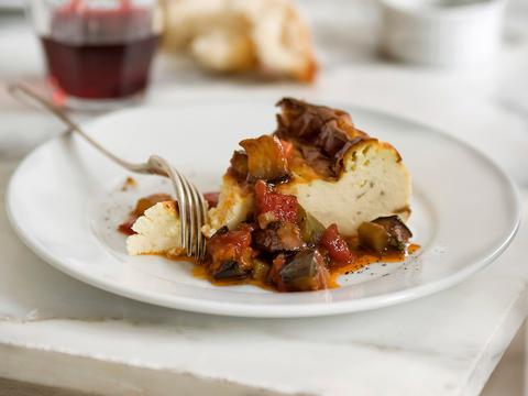 Ricottataart met ratatouille