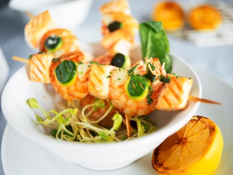 Pittige kipbrochette