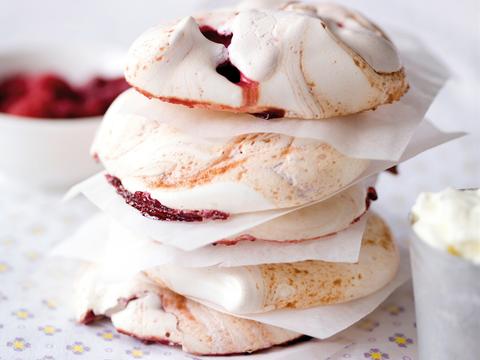 Frambozenmeringues