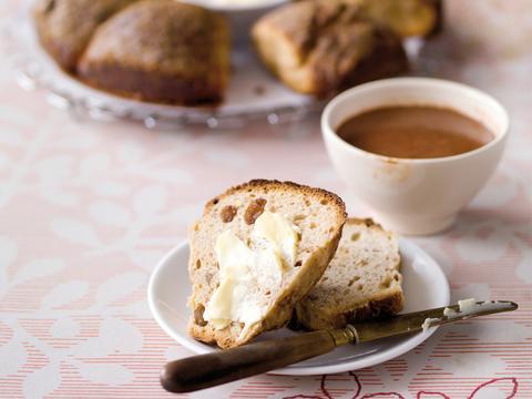 Suiker-krentenbrood