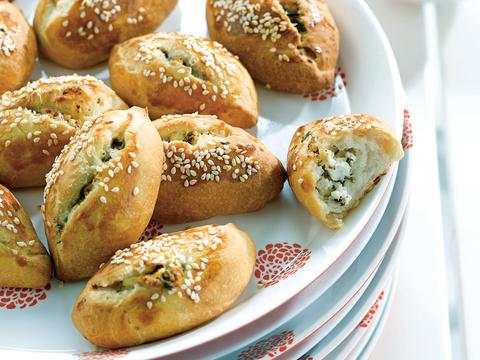 Turkse yoghurtbroodjes met feta