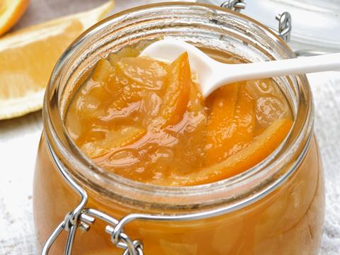 Abrikozenmarmelade met sinaasappel