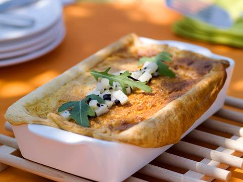 Quiche met aardappel en truffel