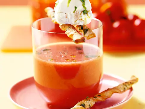 Koude tomatensoep