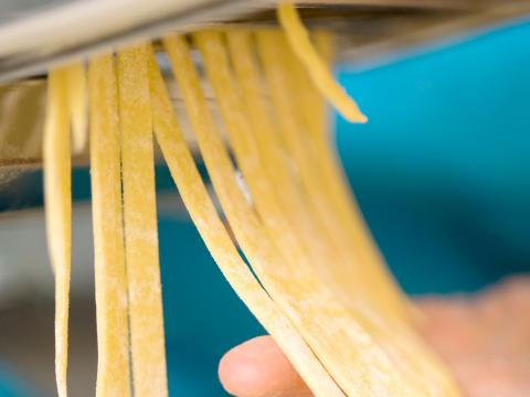 Zelfgemaakte pasta
