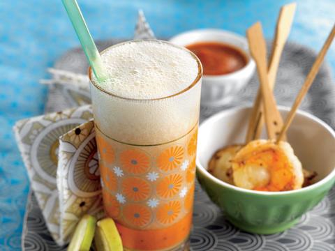 Scampi's met tomatendip