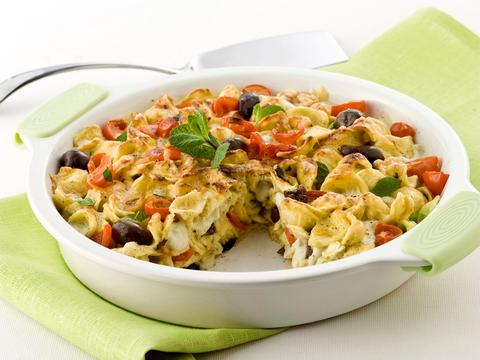Orecchiette met aubergine & kerstomaat