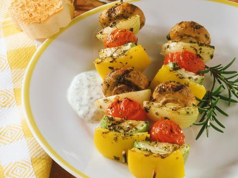 Provençaalse groentespiesjes