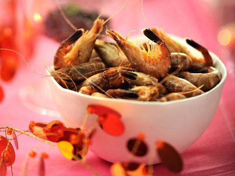 Grijze garnalen met karnemelkaardappel