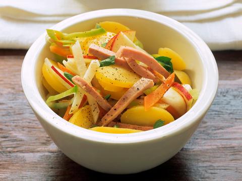 Aardappelsalade met appel