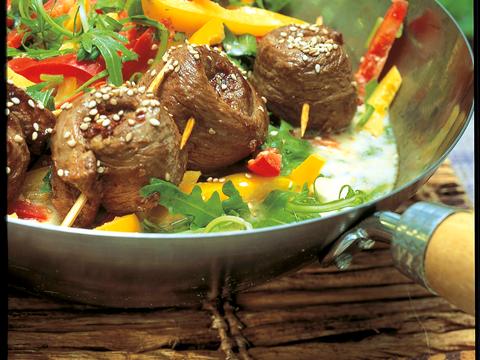Lamssaté met paprika