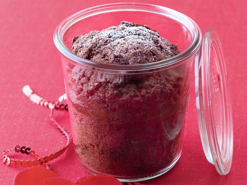 Cake in een glaasje