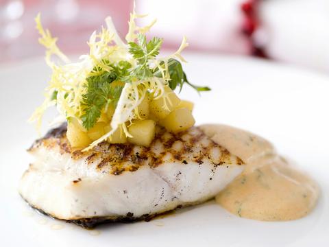 Gegrilde tarbot met kreeftenbearnaise