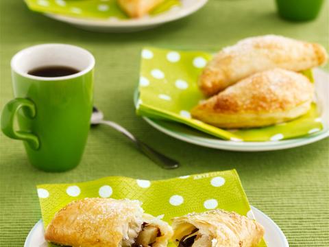 Flapjes met banaan, peer en chocolade