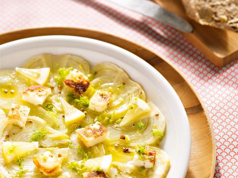 Haloumi met venkel