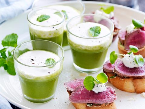 Erwtensoep met lamsbruschetta