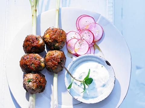 Kruidige balletjes van lamsgehakt