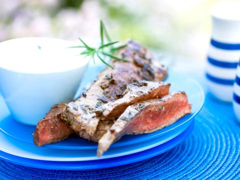 Lamsfilet met tzatziki