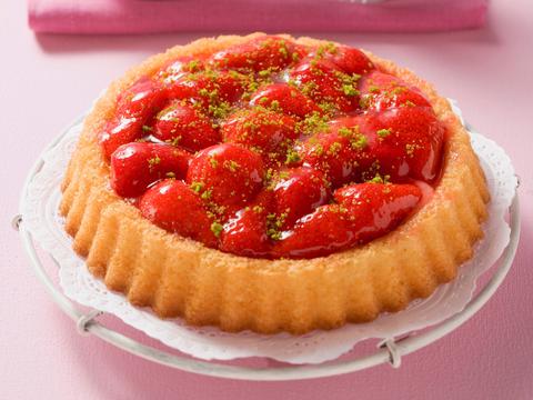 Aardbeiencake