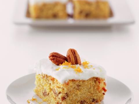 Wortelcake met pecannoten