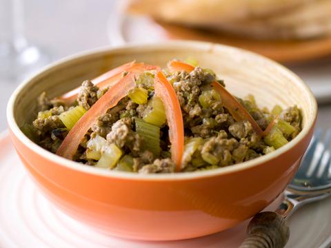 Selder met quorn in sojasaus