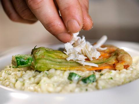 Lenterisotto met courgette