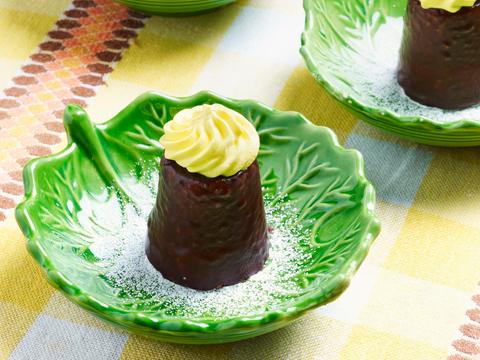 Cakejes met chocolade-ganache