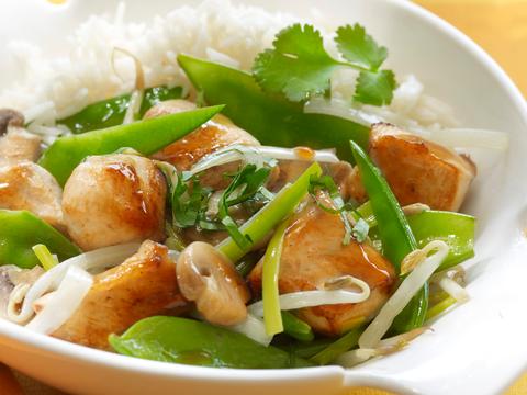 Konijnenfilet op z'n oosters in de wok